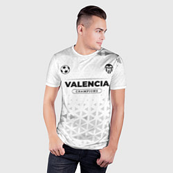 Футболка спортивная мужская Valencia Champions Униформа, цвет: 3D-принт — фото 2