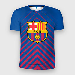 Футболка спортивная мужская Barcelona Абстракция, цвет: 3D-принт
