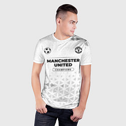 Футболка спортивная мужская Manchester United Champions Униформа, цвет: 3D-принт — фото 2
