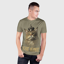 Футболка спортивная мужская Король котов Мейн-кун, цвет: 3D-принт — фото 2