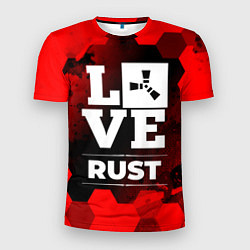 Футболка спортивная мужская Rust Love Классика, цвет: 3D-принт