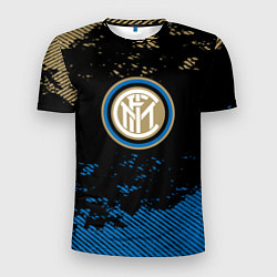 Футболка спортивная мужская Inter logo, цвет: 3D-принт