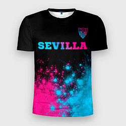 Футболка спортивная мужская Sevilla Neon Gradient, цвет: 3D-принт