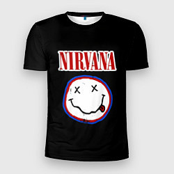 Футболка спортивная мужская Nirvana гранж, цвет: 3D-принт