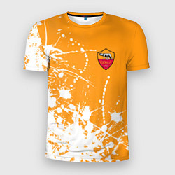 Футболка спортивная мужская Roma маленькое лого краска, цвет: 3D-принт