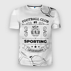 Футболка спортивная мужская Sporting Football Club Number 1 Legendary, цвет: 3D-принт