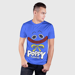 Футболка спортивная мужская Poppy Playtime Huggy Wuggy, цвет: 3D-принт — фото 2