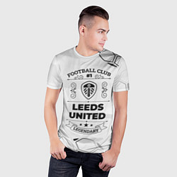 Футболка спортивная мужская Leeds United Football Club Number 1 Legendary, цвет: 3D-принт — фото 2