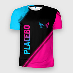 Футболка спортивная мужская Placebo Neon Gradient, цвет: 3D-принт