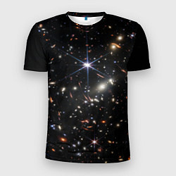 Мужская спорт-футболка Новое изображение ранней вселенной от Джеймса Уэбб