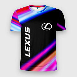 Футболка спортивная мужская Lexus Speed Lights, цвет: 3D-принт