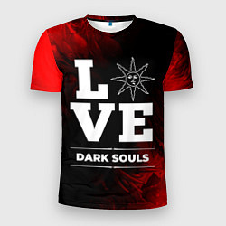 Футболка спортивная мужская Dark Souls Love Классика, цвет: 3D-принт