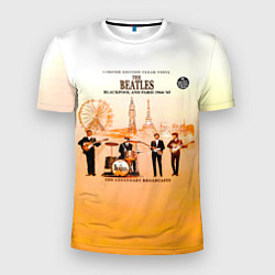 Футболка спортивная мужская The Beatles Blackpool And Paris 1964-65, цвет: 3D-принт
