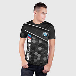 Футболка спортивная мужская BMW : Технологическая Броня, цвет: 3D-принт — фото 2