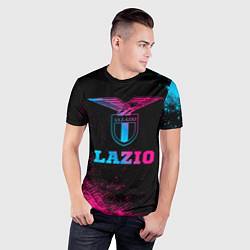 Футболка спортивная мужская Lazio - neon gradient, цвет: 3D-принт — фото 2