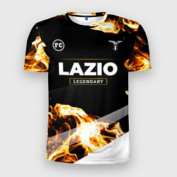 Футболка спортивная мужская Lazio legendary sport fire, цвет: 3D-принт