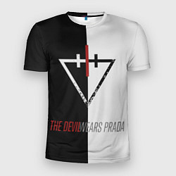 Футболка спортивная мужская The Devil wears prada - Логотип, цвет: 3D-принт