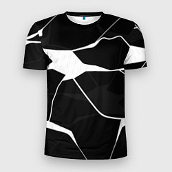 Мужская спорт-футболка Черно-белая классика