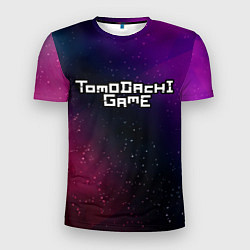 Футболка спортивная мужская Tomodachi Game gradient space, цвет: 3D-принт