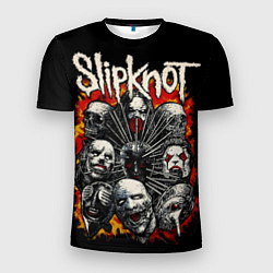 Футболка спортивная мужская Slipknot - artists, цвет: 3D-принт