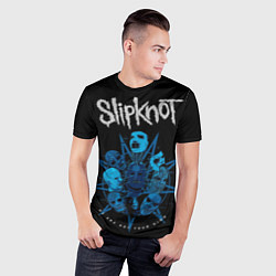 Футболка спортивная мужская Slipknot - pentagram, цвет: 3D-принт — фото 2