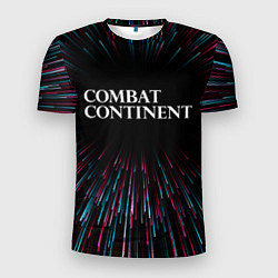 Футболка спортивная мужская Combat Continent infinity, цвет: 3D-принт