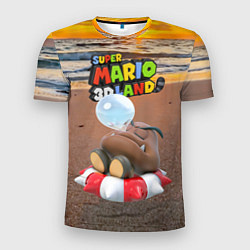 Футболка спортивная мужская Goomba - Super Mario 3D Land, цвет: 3D-принт