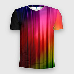 Мужская спорт-футболка Цветной спектр