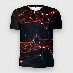 Футболка спортивная мужская Соединение точек, цвет: 3D-принт