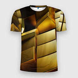 Футболка спортивная мужская Золото, цвет: 3D-принт