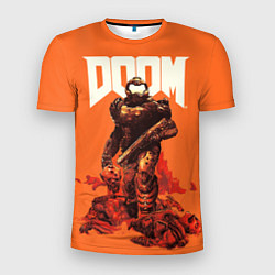 Футболка спортивная мужская DOOM - Doomguy, цвет: 3D-принт