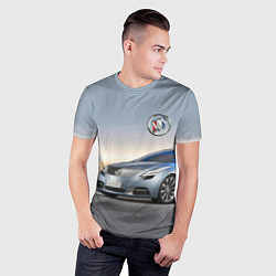 Футболка спортивная мужская Buick Riviera - Concept - Nature, цвет: 3D-принт — фото 2