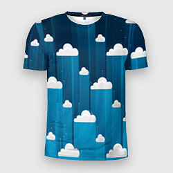 Футболка спортивная мужская Night clouds, цвет: 3D-принт