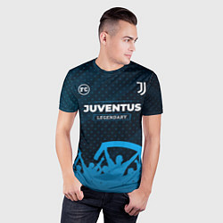 Футболка спортивная мужская Juventus legendary форма фанатов, цвет: 3D-принт — фото 2