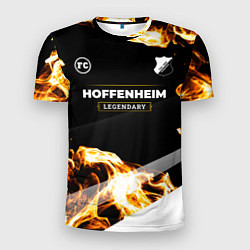 Футболка спортивная мужская Hoffenheim legendary sport fire, цвет: 3D-принт