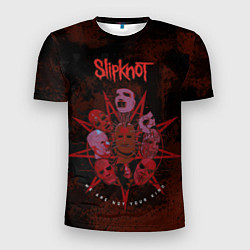 Футболка спортивная мужская Slipknot red satan, цвет: 3D-принт