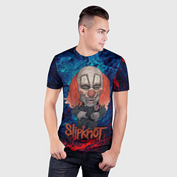 Футболка спортивная мужская Clown Slipknot, цвет: 3D-принт — фото 2