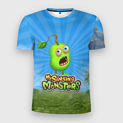 Футболка спортивная мужская My Singin Monsters - Зерномех, цвет: 3D-принт
