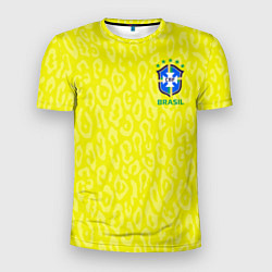 Мужская спорт-футболка Форма сборной Бразилии ЧМ 2022