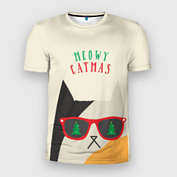 Футболка спортивная мужская Meowy catwas, цвет: 3D-принт