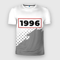 Футболка спортивная мужская 1996 - в красной рамке на светлом, цвет: 3D-принт