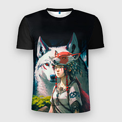 Футболка спортивная мужская Princess Mononoke by Studio Ghibli, цвет: 3D-принт