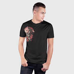 Футболка спортивная мужская Японская смерть самурай с катаной, цвет: 3D-принт — фото 2