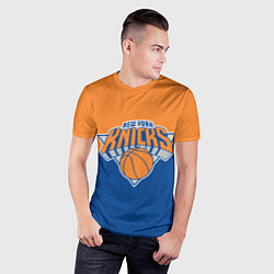 Футболка спортивная мужская Нью-Йорк Никс НБА, цвет: 3D-принт — фото 2