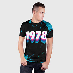 Футболка спортивная мужская Made in 1978: vintage art, цвет: 3D-принт — фото 2