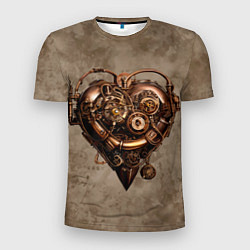 Футболка спортивная мужская Стимпанк сердце, цвет: 3D-принт