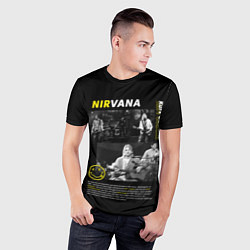 Футболка спортивная мужская Nirvana bio, цвет: 3D-принт — фото 2