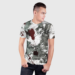 Футболка спортивная мужская Кровь и чернила, цвет: 3D-принт — фото 2