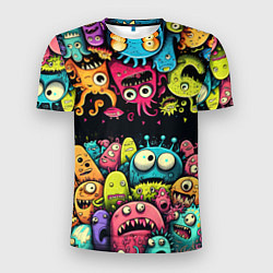 Мужская спорт-футболка Монстры перевертыши