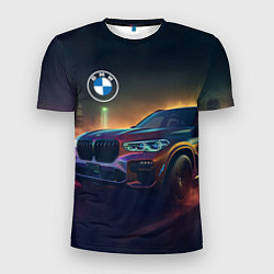 Футболка спортивная мужская BMW midjourney, цвет: 3D-принт